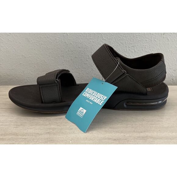 Reef CI6921 Fanning Baja Bottle Opener Sandals Men's Sz 12 Brown/Gum - Picture 11 of 14